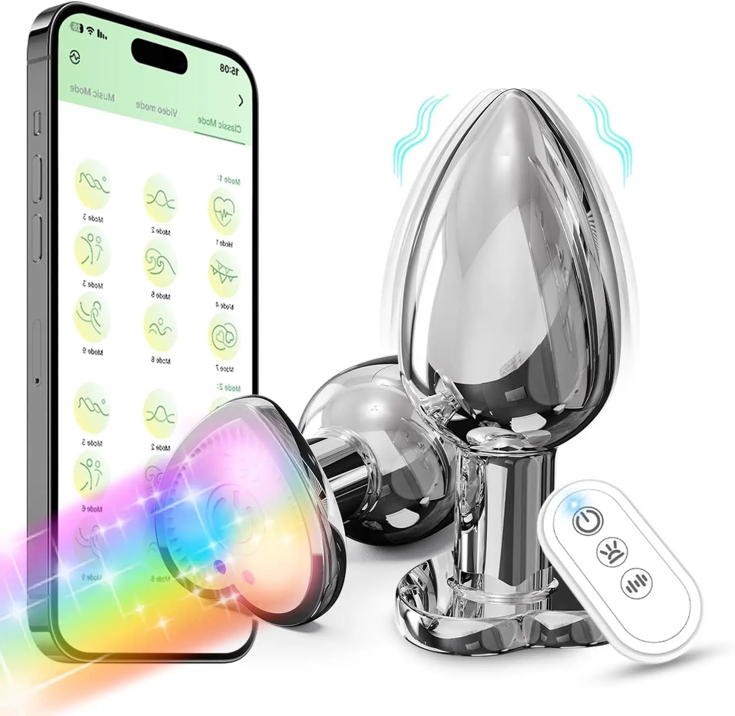 led anal plug Purple Jelly 9 Inch Penis Vibrator main image 0