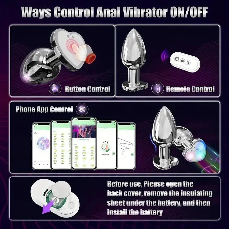 LumaPulse™ App-Controlled LED Anal Plug