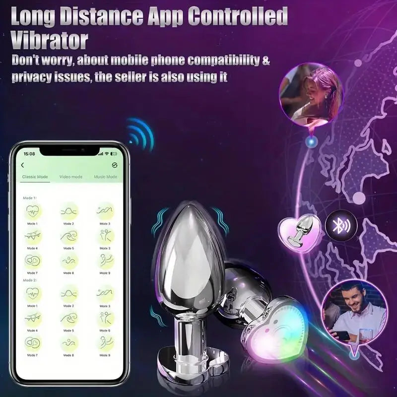 LumaPulse™ App-Controlled LED Anal Plug